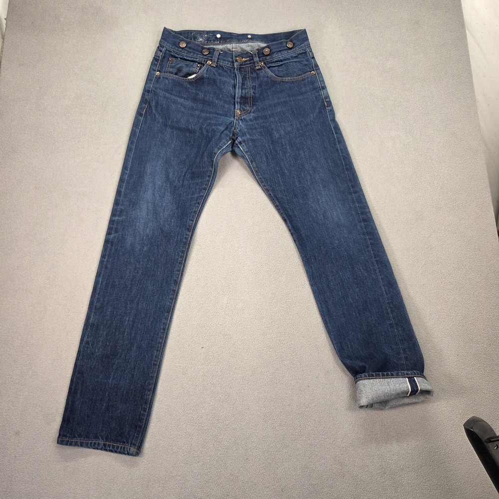 Japanese Selvedge Jeans Mens Raw Slim Fits 28x30